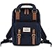 Himawari School Functional Travel Waterproof Backpack Bag for Men & Women | 14.9"x11.1"x5.9" | Holds 13-in Laptop (Dark blue)