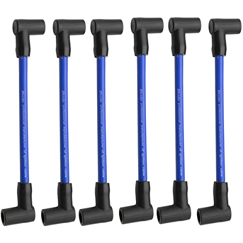 Nfspeeding 18-8816-1 ZF478V 6 Pcs Spark Plug Wire 6 Inch High Performance Premium Marine Replacement For Evinrude Omc Johnson Spark Plug Wire Leads Set Sierra Boating Accessories Replace 18-8816-1 Zf478V cover