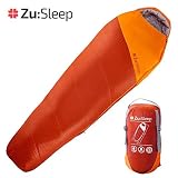 ✔ Bolsa de dormir para 3 estaciones: el sueño es de 220 cm de largo y 83 cm de ancho, saco de dormir para mantener a un adulto caliente de arriba a abajo; con temperatura de confort a 32 °F - 40 °F/4,4 °C, es perfecto para una noche fría o más suave. Rango de temperatura extrema de hasta 9 °C.