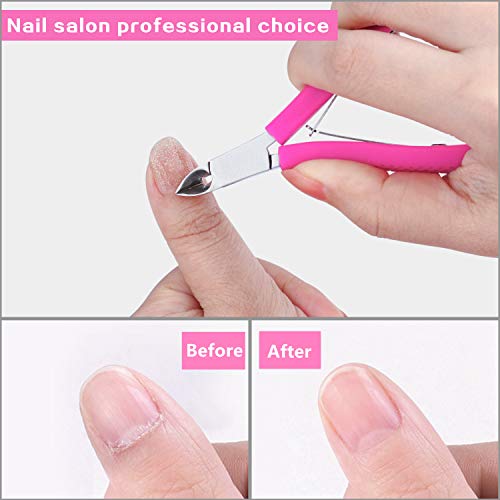 image for Cuticle Cutter Nippers - BUVE Non-slip Cuticle Trimmer Clipper Profess