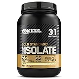 Optimum Nutrition ON Gold Standard 100% Isolate, Whey Isolate Protein Pulver, Eiweißpulver mit natürlich enthalten Glutamin und Aminosäuren, Vanilla, 31 Portionen, 930g