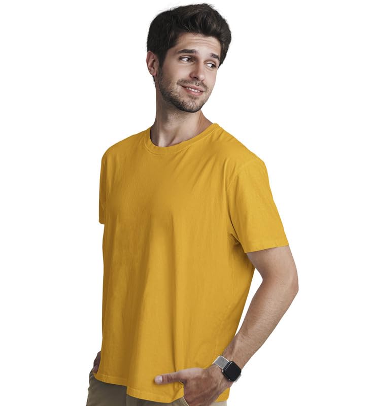 Image of INDISSH Couple T Shirt for Men and Women| Anniversary | Mens & Women Cotton Printed Tshirt| Husband Wife Valentine Tshirt Gift | Solid Plain Tshirt