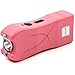 Police Stun Gun for Self Defense 398 – High Voltage Mini Rechargeable with LED Flashlight, Compact & Heavy Duty – Personal Security for Women Men – Pink