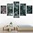 SIGNWIN 5 Panel Canvas Wall Art Modern Art Dramatic Forest Multicolor Photography Romantics Scenic for Home Decorations Ready to Hang - 60"x32"