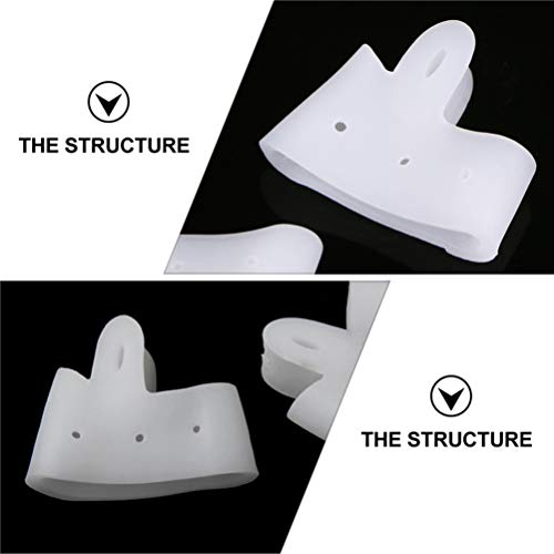 EXCEART 3 pares de protetores de dedo de gel, protetores para metatarso de silicone, protetores de b