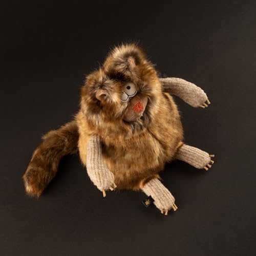 SIGIKID 38456 Fritten Fritze Beasts Town Kinder und Erwachsene Kuscheltier empfohlen ab 3 Jahren braun, groß