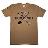  Copytec WK 2 Relikt Jäger Sonde Schatzsucher Sondler Metalldetektor - BW Tropen/Tropenshirt nach TL/Tropenhemd (Herren XXXL, Khaki)