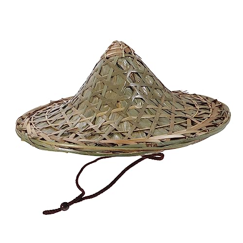 Rustic Woven Hat for Boys and Girls Rain Farmer Fisherman Cap Comfortable and Stylish Sun for Outdoor Activities and Decor