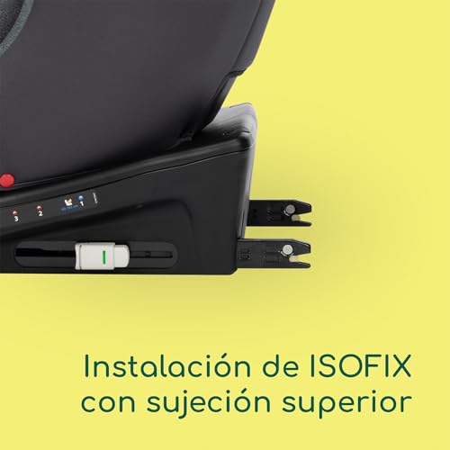 Miniatura 4 de Bebeconfort Evolvefix I-Size, Silla Coche 360, 0-12 Años, 40-150 Cm, Silla Coche Isofix, Reposacabezas 9 Posiciones, 5 Posiciones Reclinadas, Protección Lateral, Fijación Superior, Tinted Graphite