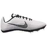 Nike Womens Zoom Rival M 9 AH1021-005 (Pure Platinum/Black), Size 8