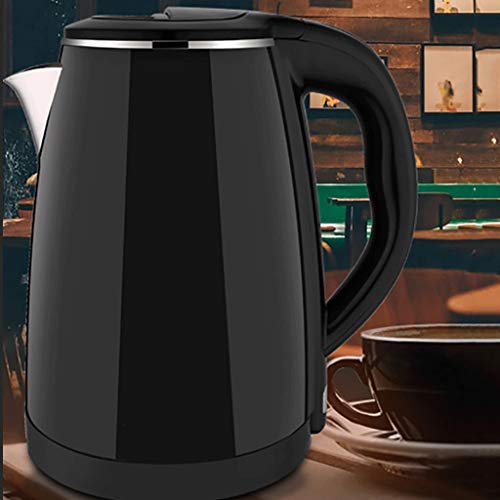 Hervidor eléctrico acero inoxidable 1500W 3.5L negro miniatura 3