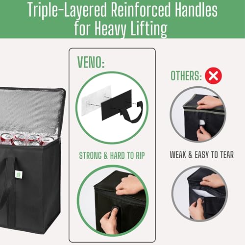 Veno 43551-107779 2 Pack Cooler Bag And Insulated Grocery Bags thumb #4