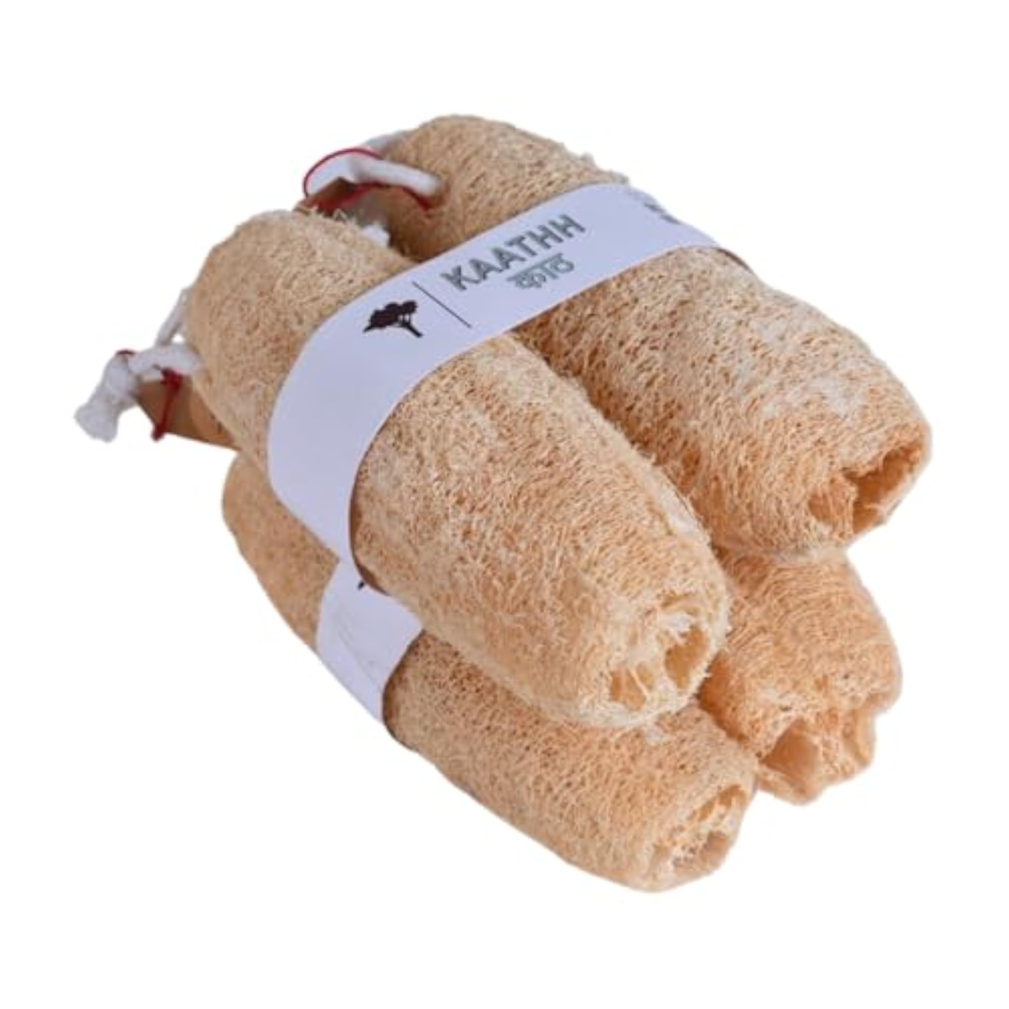 Loofah Sponge Pack of 4 for Bathing, Exfoliate Skin