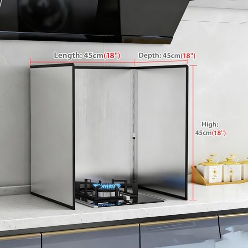 Protector contra salpicaduras, ignífugo y a prueba de quemaduras, para seguridad y limpieza de la cocina