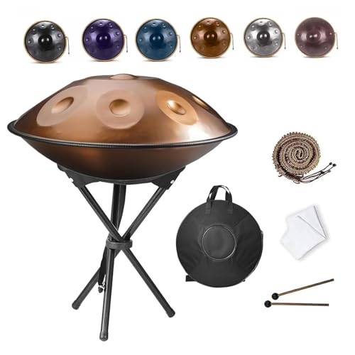 Handpan Drum 22 Inches en Re menor 432 Hz 9 Notas miniatura 1