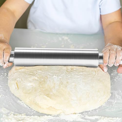 Lohepon 17 Inch Stainless Steel Rolling Pin,Long Dough Roller For All Baking Needs thumb #5