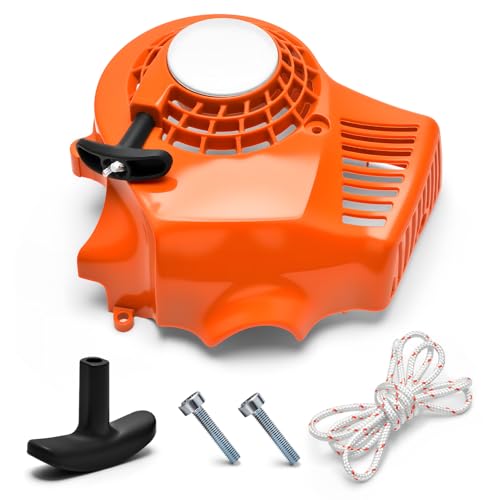 Quctaki Recoil Pull Rewind Starter Assembly with Replacement Pull Cord and Handle Compatible with STIHL BG55 BG65 BG85 SH55 SH85 Blower Replace 4229-080-2104