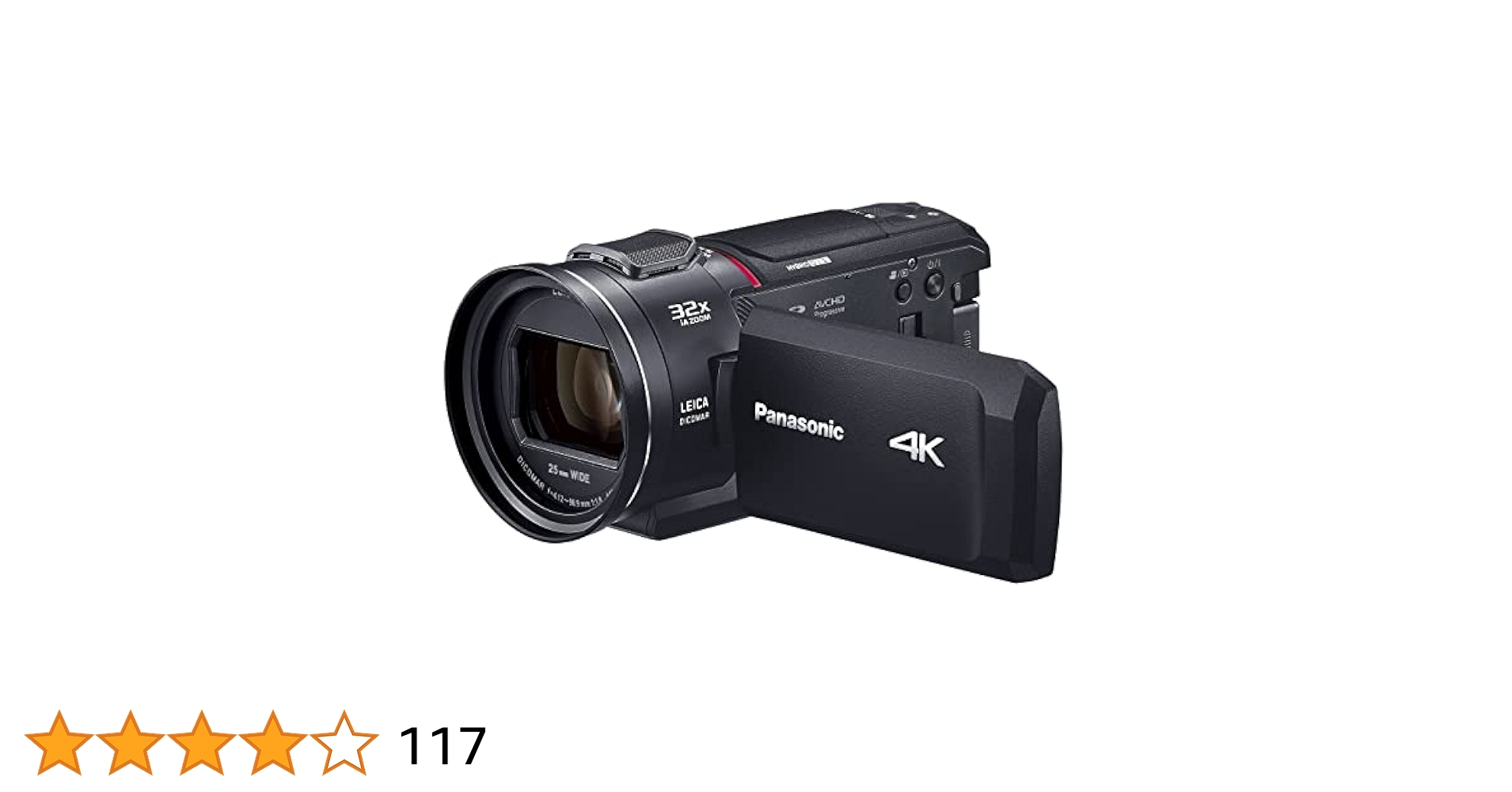 Amazon.co.jp: Panasonic HC-VX2MS-K 4K Digital Camcorder