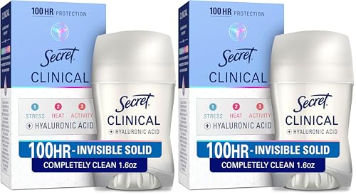 Desodorante Antitranspirante Secret 3X Mujeres 1.6 oz x2 miniatura 1