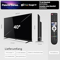FPD 40 Zoll Fernseher, Full HD Smart TV mit Google TV Dolby Audio (CG40) – Ansicht 8