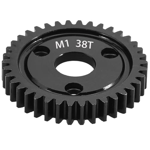 M1 Spur Gear 1.0 Metric Pitch 38-Tooth, 30T 32T 34T 36T 38T 40T 42T 44T 46T 48T 50T 52T Spur Gear Mod 1 for TRAXXAS Slayer Pro 4X4 Revo 3.3 ARRMA HPI...