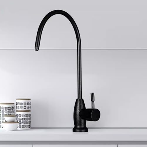 Robinet de cuisine en acier inoxydable crème sablé rotatif