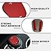 TOMALL Stainless Steel Car Gear Shift Knob Cover Compatible with Chevy Equinox 2018-2020 Shift Panel Trim Gear Lever Cover Trim for Car Interior Center Console Accessories (Red)