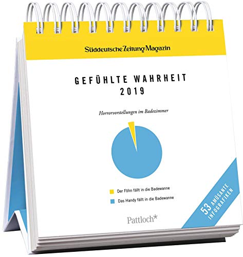 Gefühlte Wahrheit 2019 - Postkartenkalender 2019: Wochenkalender zum Aufstellen, Spiralbindung, m. 53 Postkarten zum Heraustrennen, Verschicken & Verschenken, 14,8 x 14,6 cm