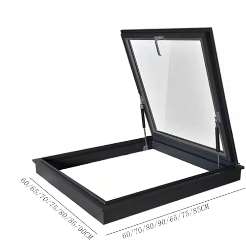 Tragaluz de aluminio rectangular practicable para ventilación de áticos 8