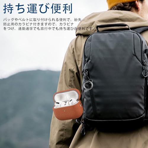 YEZHU AirPods Pro 3 用 ケース 本革レザーケース の商品画像 6