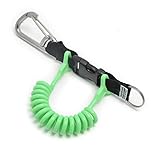 mosqueton inox buceo Longitud de la espiral: 90 cm.