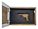 Bellewood Designs White Wolf Gun Concealment Furniture - Handcrafted Hidden Gun Storage Wall Decor - Hidden Gun Shelf with Magnetic Lock for Quick Access