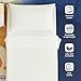 Cottingon Toddler Sheet Set, Solid Crib Fitted Sheet Flat Sheet and Envelope Pillowcase, Baby Bedding Sheet & Pillowcase Sets-3 Piece Toddler Bedding Set-100% Cotton(Ivory)(28 x 52 + 5-8 inches Deep)