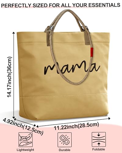 Bolso mama grande con bordado para hospital y viaje miniatura 4