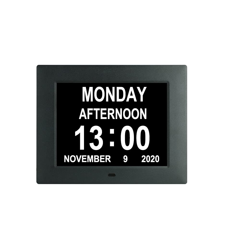 Buy Digital Day Calendar Dementia Clock Extra Large Day Date and Time