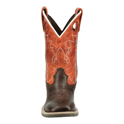 Smoky Mountain Western Boots Boys Dusty Chocolate Burnt Orange 3417C - Main Image
