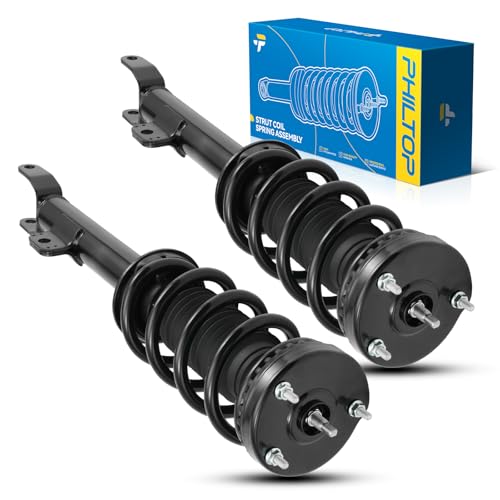 Image of PHILTOP Front Struts Assembly for 2012-2023 Challenger RWD 2012-2023 Charger RWD, 172665 * 2 Complete Struts and Shocks Absorber Assembly,Quick Suspension Loaded Struts with Coil Spring