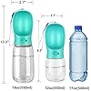 Kalimdor-Dog-Water-Bottle-Leak-Proof-Portable-Puppy-Water-Dispenser-with-Drinking-Feeder-for-Pets-Outdoor-Walking-Hiking-Travel-Food-Grade-Plastic-12oz-Blue Portable Puppy Water Dispenser