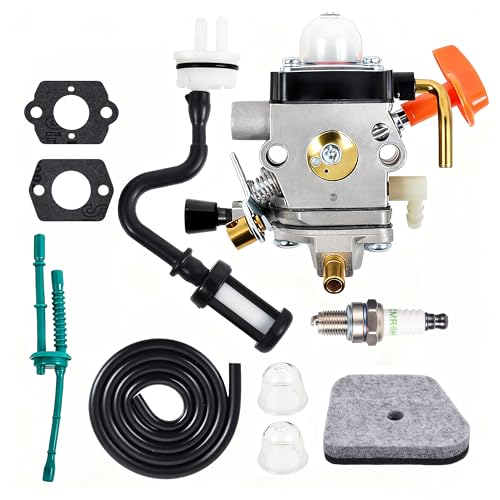 Karvayna FS90R Carburetor for STIHL FS90R FS90 FS110R FS110 FS100RX FS100 KM90R KM110R HT101 HT100 HL100 HL100K FC90 FS110RX HT 101 FS 90 90R 110R Carb Trimmer Parts C1Q-S174 C1Q-S110 Tune Up Kit