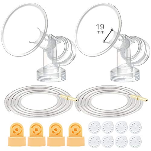 Maymom Pump Parts for Medela Pump in Style Pumps; 19 mm Extra Small Shields