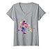 Mujer Patinete acrobático Tretroller Trick Move Trend-Sport Camiseta Cuello V