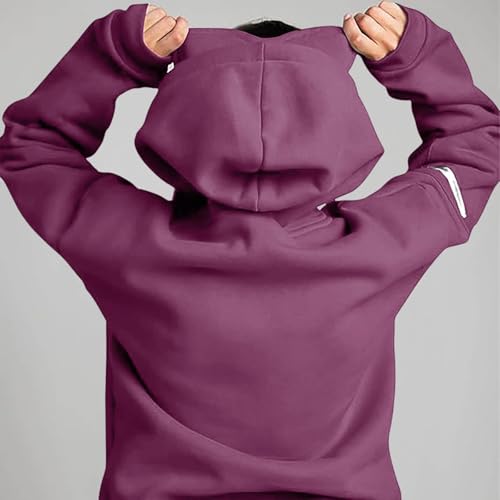 Kids Girl Boy Brunch Half Zip Up Jackets Hood Outfit Sweatshirts for Child Long Sleeve Pullover with Hood Plain Fall Winter Hoods 2025 Clothes Y2K 5 Years4