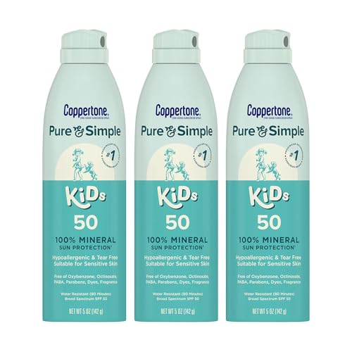 Coppertone Pure and Simple Kids Sunscreen Spray