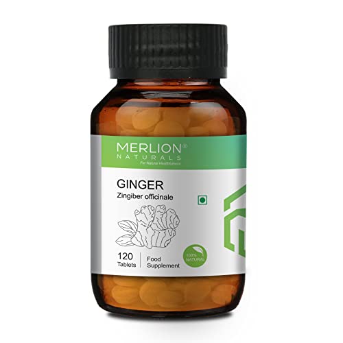 Merlion Naturals Ginger Tablets Zingiber Officinale | 500Mg (120 Tablets) #TOP19
