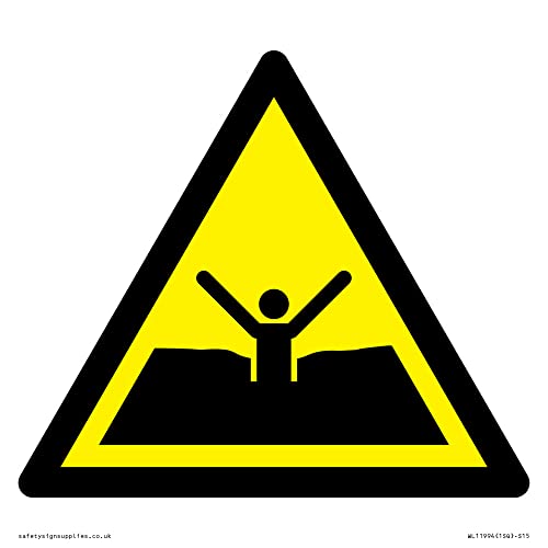 Image of W061 Warning: Quicksand or mud /deep mud or silt Sign - 150x150mm - S15