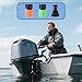 Lyreh Outboard Engine Flush Kit, Boat Mariner Cleaning Accessories Quick Connector Compatible with Yamaha Motor Offshore, VMax SHO & XTO Offshore