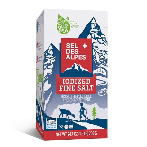 SEL DES ALPES Iodized Fine Salt