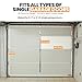 BEEST FULLSTOP Garage Door Insulation Kit - 16x7 & 16x8ft Single Garage Door Insulation Panels - 16 Pre-Cut 24x48 Foam-Core Panels w/ Tape, Cutter & Squeegee - Easy DIY For Instant Temperature Control
