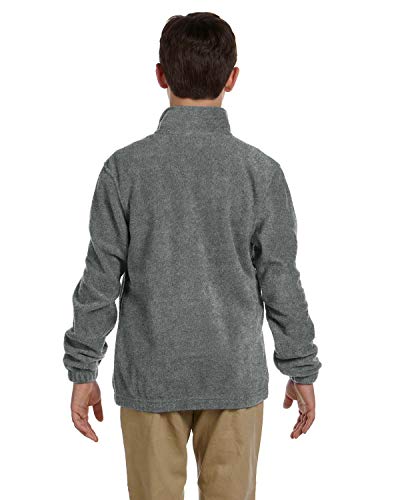 Youth Full-Zipper Polyester Fleece Pullover2