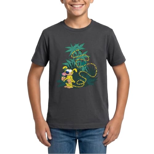 T-shirt ado Marsupilami vêtement vert idéal pour le collège et loisirs